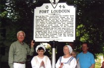 Fort Loudoun Historic Marker dedication